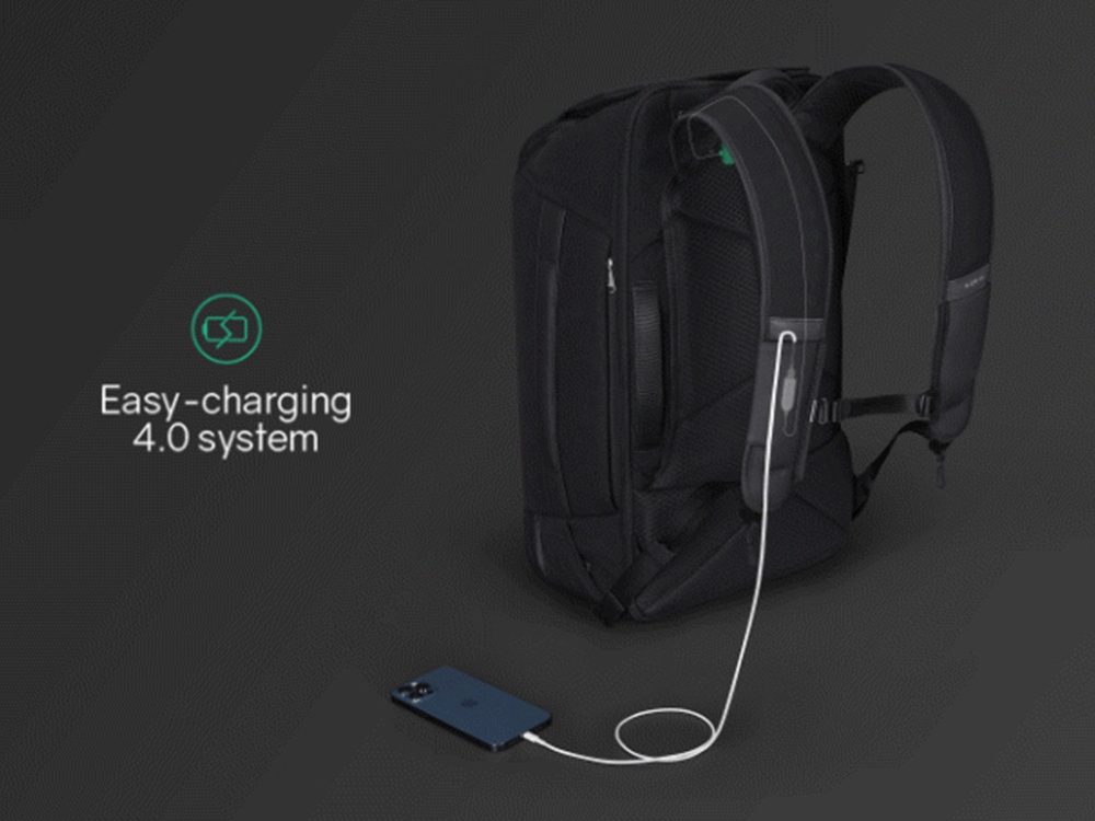 Антикражный рюкзак-трансформер Clickpack Travlo для ноутбука 16″ — Сумки женские с логотипом