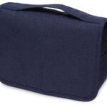 Косметичка- несессер для туалетных принадлежностей Hoss, heather navy — 8 марта с логотипом