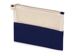 Косметичка- несессер для туалетных принадлежностей Hoss, heather navy — 8 марта с логотипом