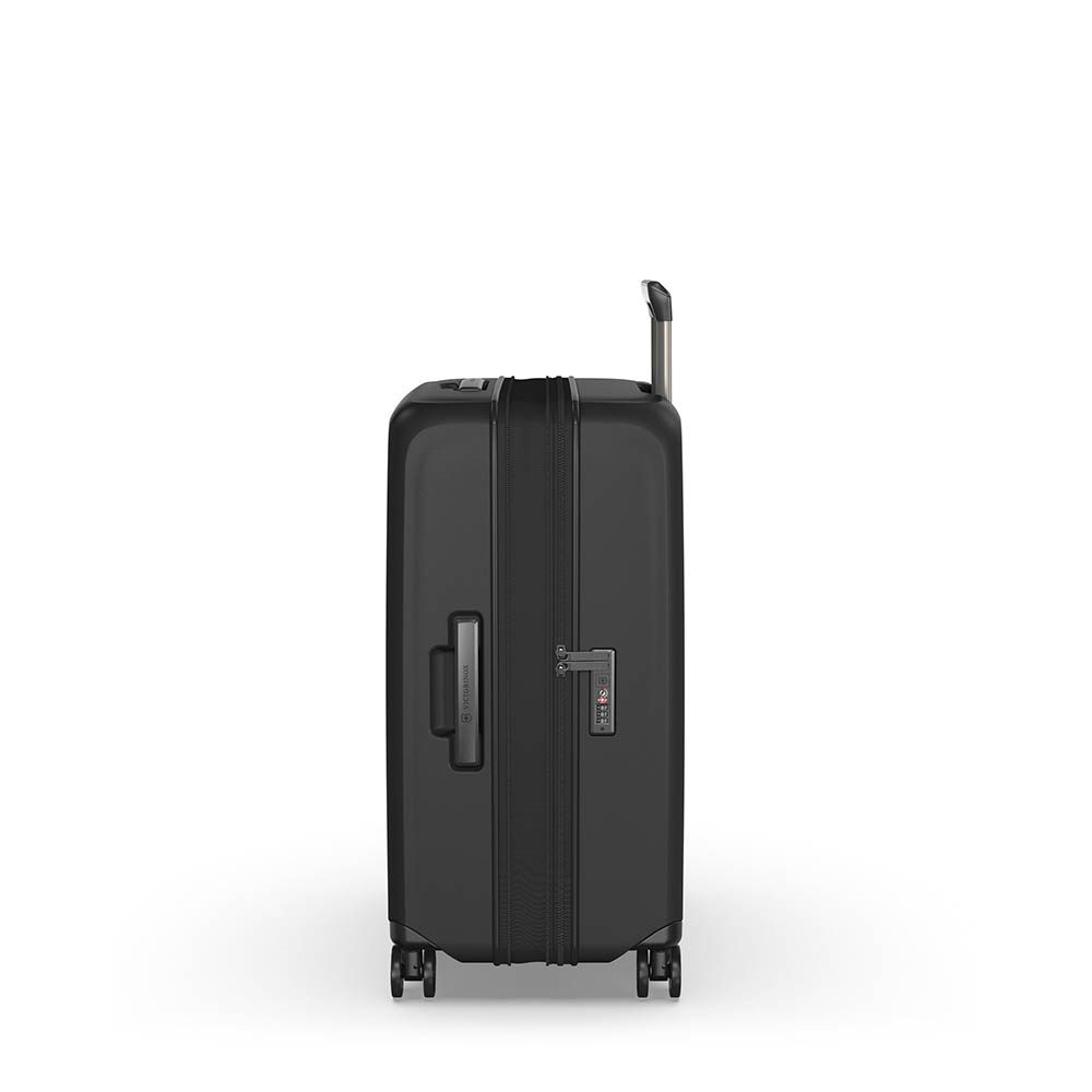 Чемодан VICTORINOX Airox Advanced, черный матовый, 100% поликарбонат Makrolon, 46x29x69 см, 75 л — Сумки женские с логотипом