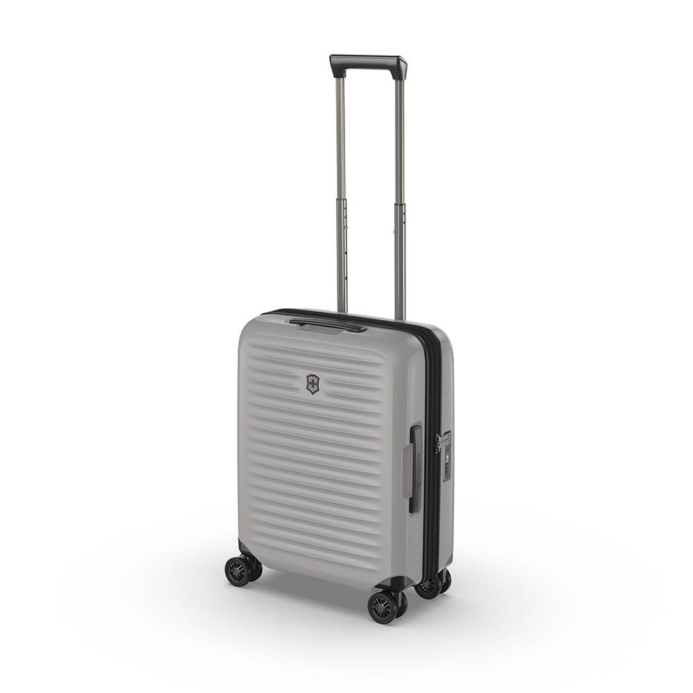 Чемодан VICTORINOX Airox Advanced, серо-белый матовый, 100% поликарбонат Makrolon, 40x20x55 см, 33 л — Сумки женские с логотипом