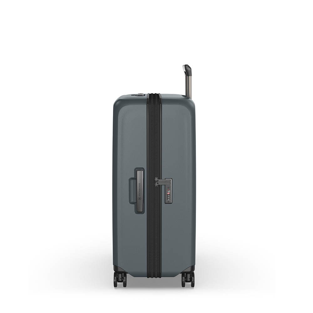 Чемодан VICTORINOX Airox Advanced, серо-синий матовый, 100% поликарбонат Makrolon, 50x32x75 см, 103 — Сумки женские с логотипом