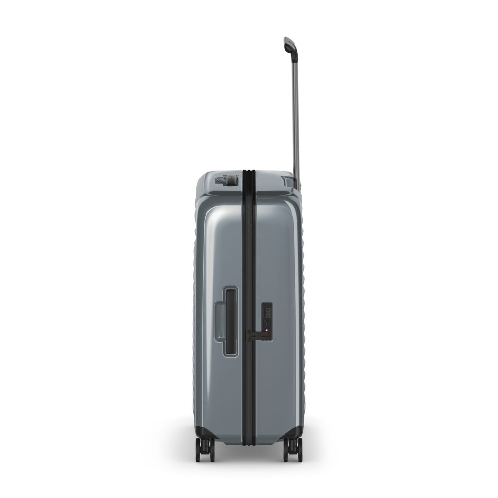 Чемодан VICTORINOX Airox, серебристый, 100% поликарбонат Makrolon, 46x29x69 см, 74 л — Сумки женские с логотипом