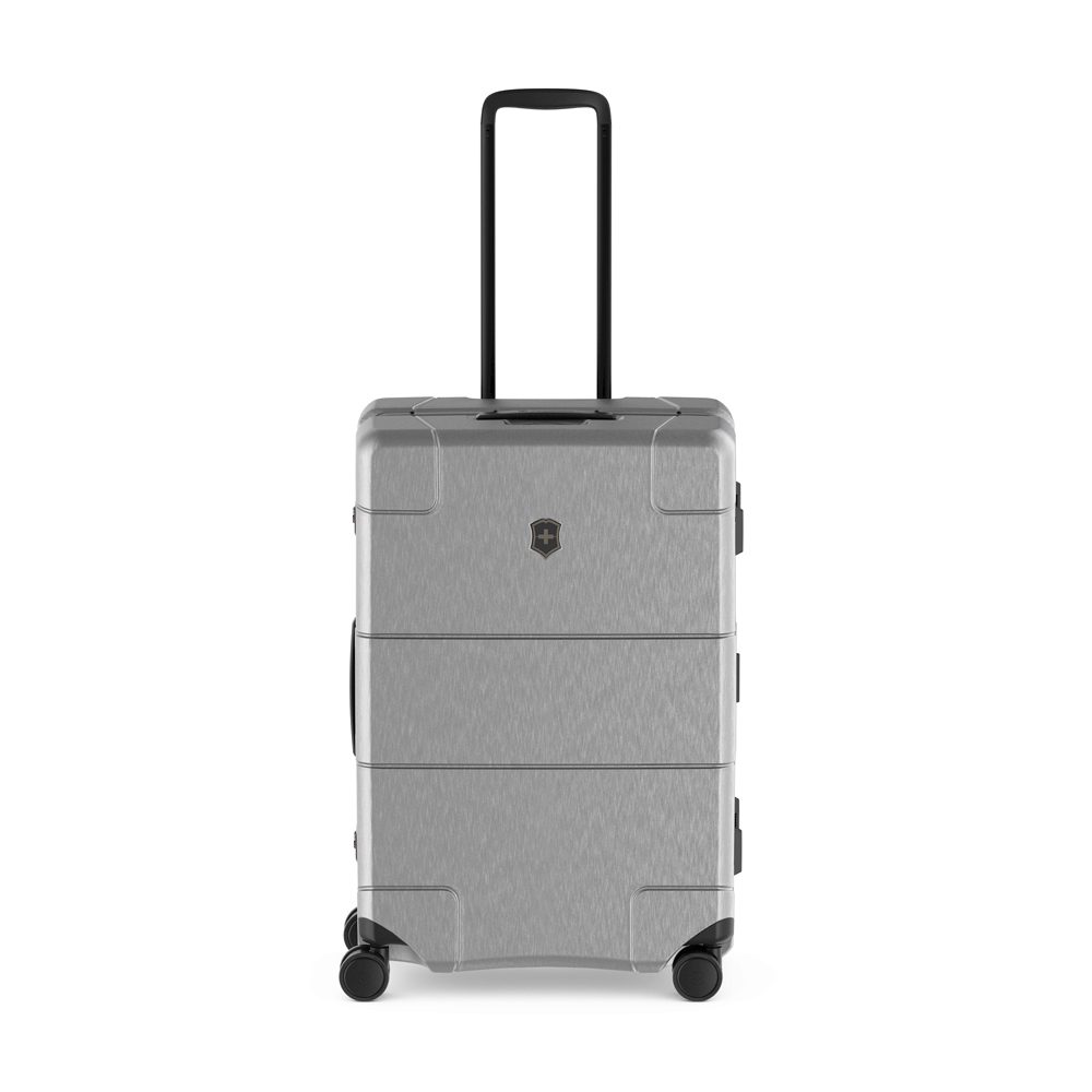 Чемодан VICTORINOX Lexicon Framed, серебристый, 100% поликарбонат Makrolon, 46x28x68 см, 72 л — Сумки женские с логотипом