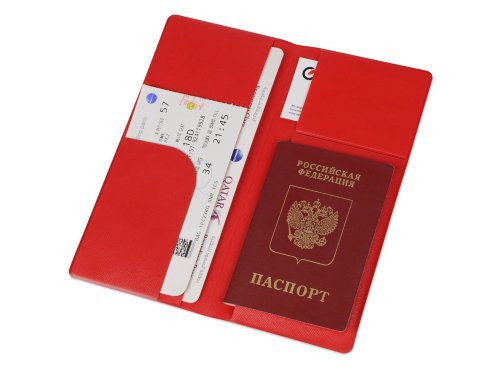 Дорожный органайзер Weekend из ПВХ, красный, уценённый товар — 8 марта с логотипом