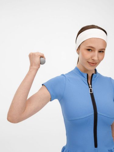 Гантель Streamline 0,5 кг, серая — 8 марта с логотипом