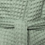 Халат вафельный женский Boho Kimono, зеленая мята — 8 марта с логотипом
