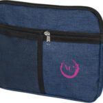 Косметичка- несессер для туалетных принадлежностей Hoss, heather navy — 8 марта с логотипом