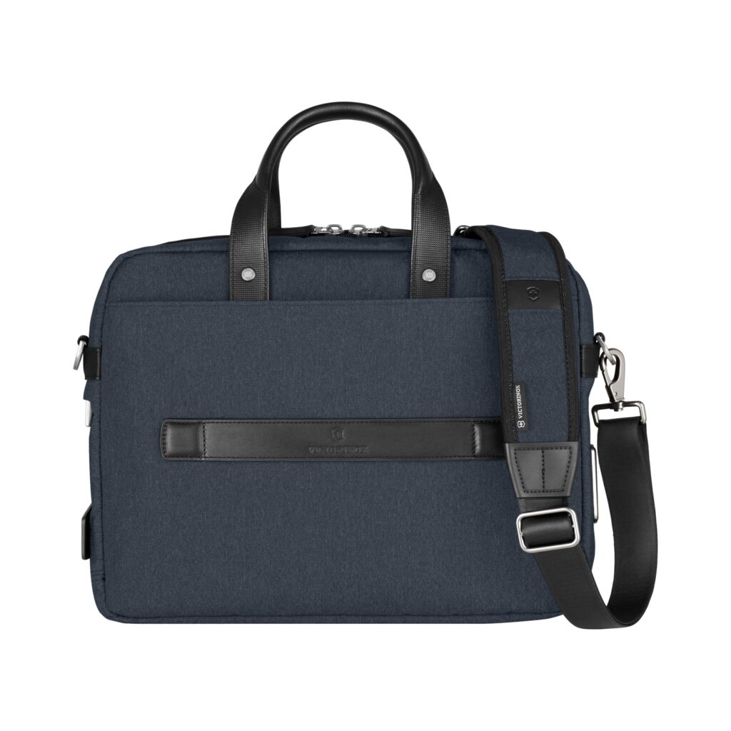 Портфель VICTORINOX Architecture Urban2 Briefcase 15», синий, полиэстер/кожа, 42x13x31 см, 16 л — Сумки женские с логотипом