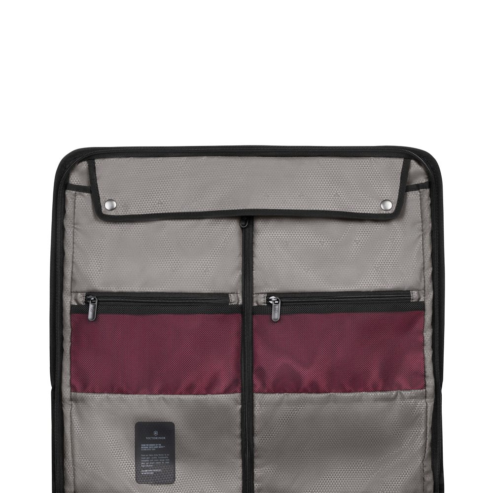 Портплед VICTORINOX Crosslight Garment Bag, черный, RPET полиэстер, 56x28x36 см, 45 л — Сумки женские с логотипом