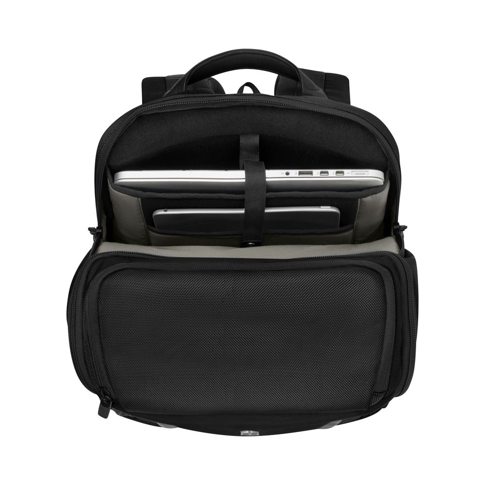 Рюкзак VICTORINOX Altmont Professional Fliptop Laptop Backpack 15», чёрный, полиэфирная ткань, 33x26x49 см, 26 л — Сумки женские с логотипом
