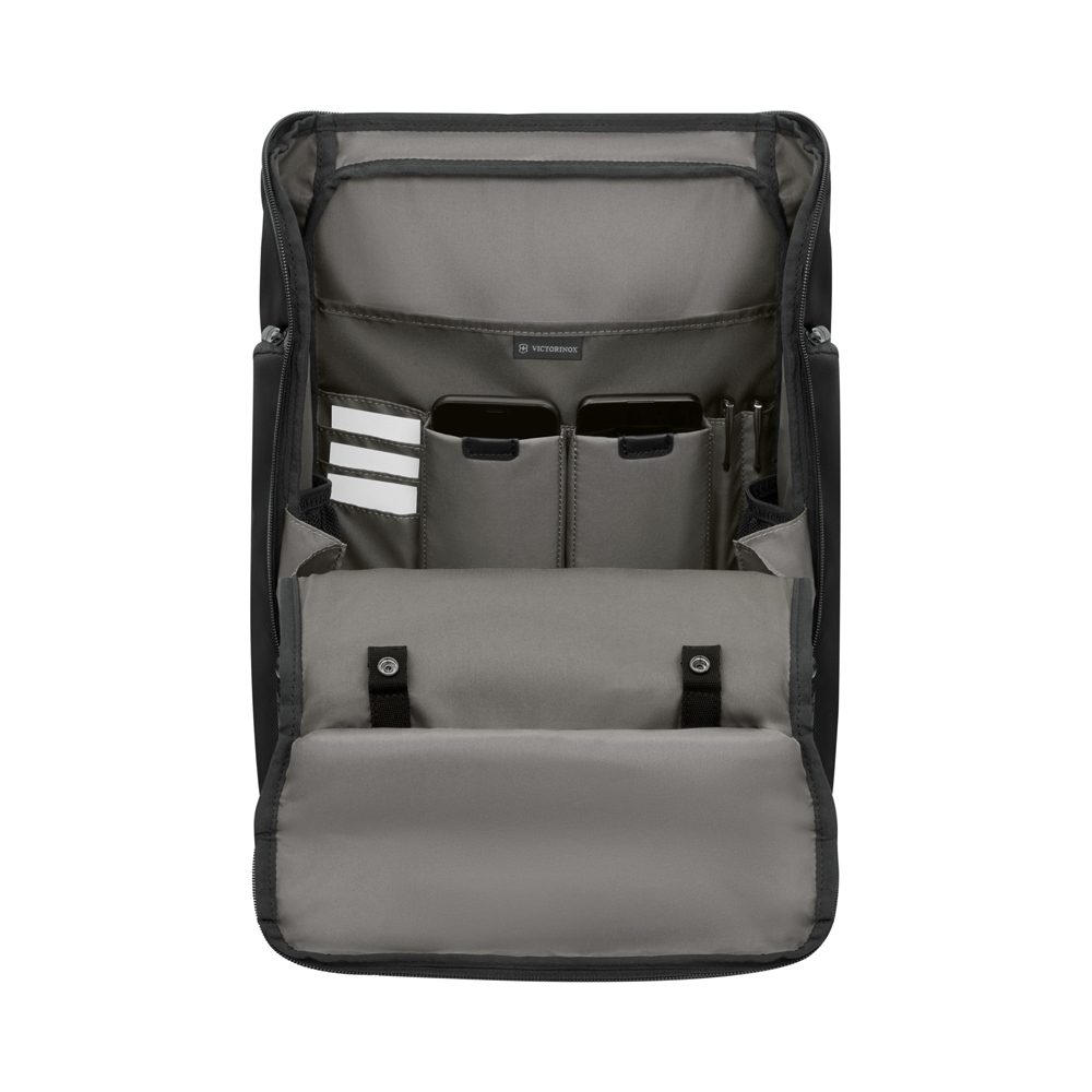 Рюкзак VICTORINOX Altmont Professional Fliptop Laptop Backpack 15», чёрный, полиэфирная ткань, 33x26x49 см, 26 л — Сумки женские с логотипом