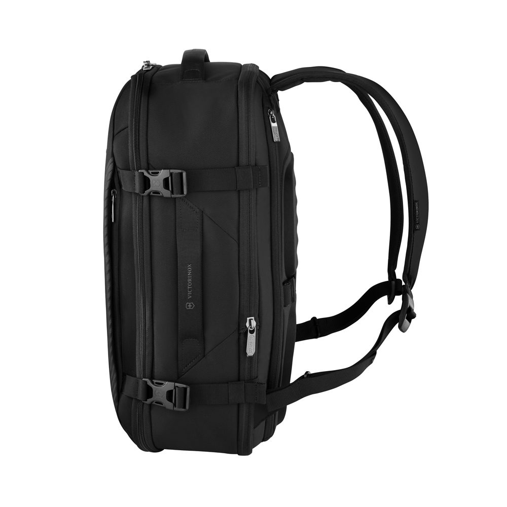 Рюкзак VICTORINOX Crosslight Boarding Bag, черный, RPET полиэстер, 39x22x53 см, 37 л — Сумки женские с логотипом