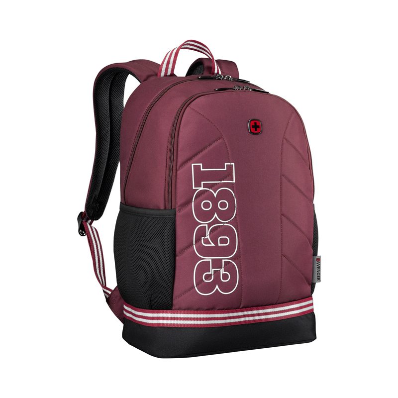 Рюкзак WENGER Collegiate Quadma 16”, красный, 100% полиэстер, 33х17х43 см, 22 л — Сумки женские с логотипом