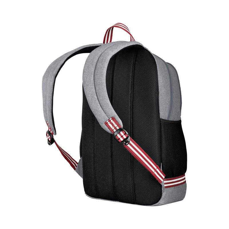 Рюкзак WENGER Collegiate Quadma 16”, серый, 100% полиэстер, 33х17х43 см, 22 л — Сумки женские с логотипом