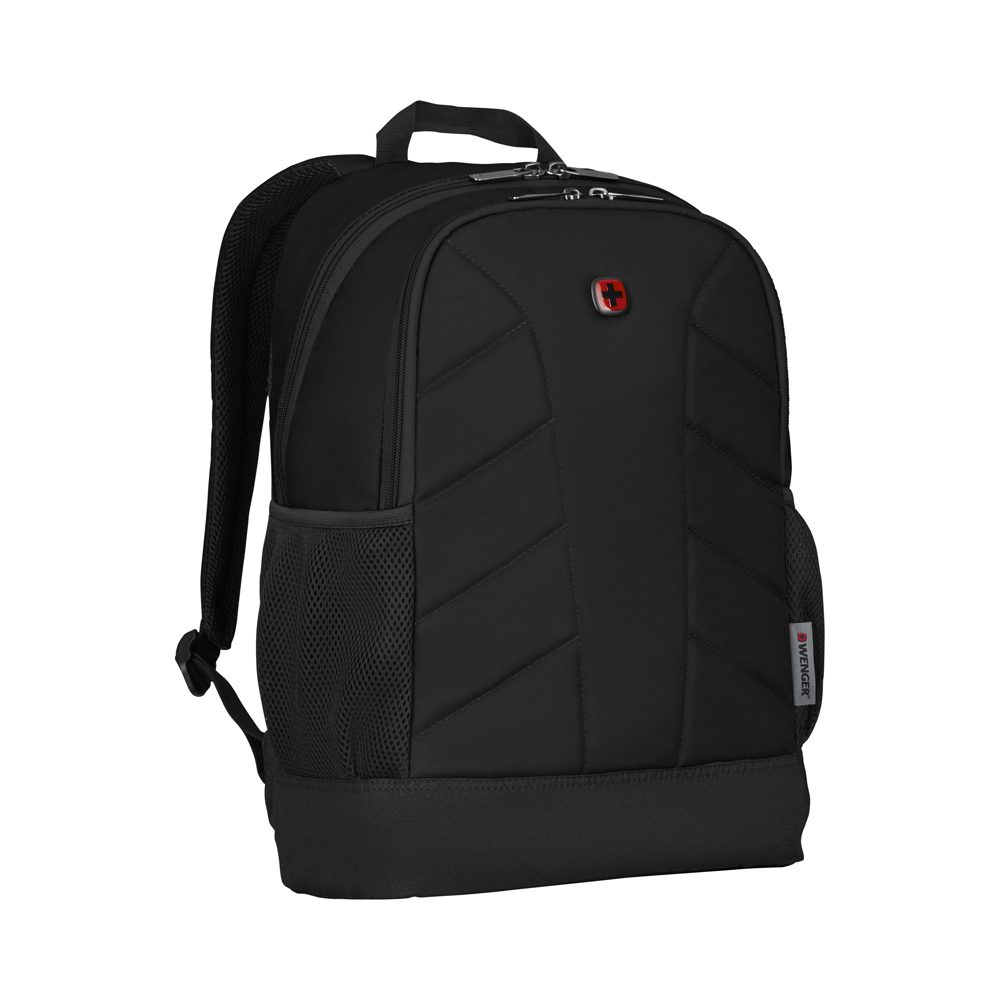 Рюкзак WENGER Quadma 16», черный, полиэстер, 33x17x43 см, 22 л — Сумки женские с логотипом