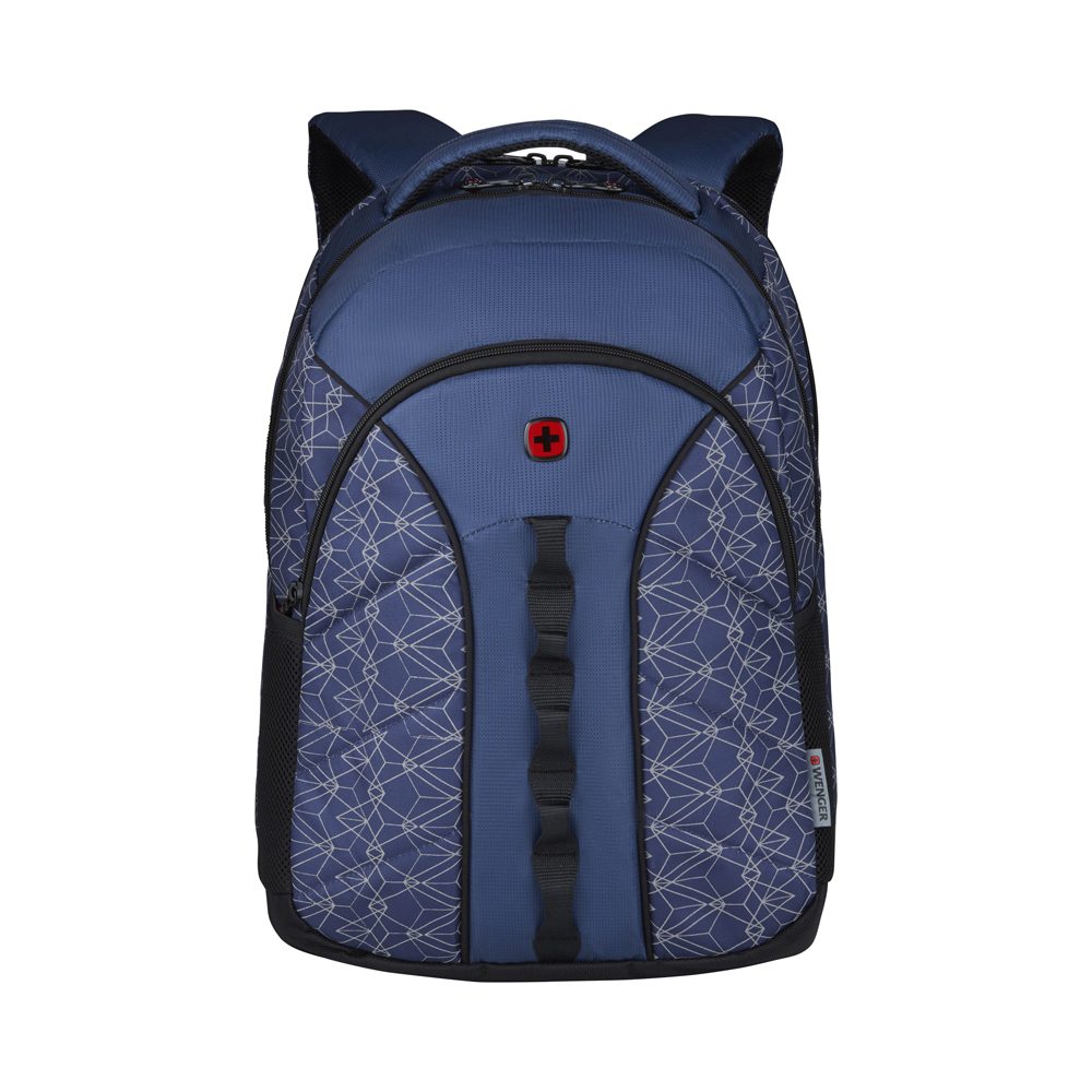 Рюкзак WENGER Sun 16», синий со светоотражающим принтом, полиэстер, 35x27x47 см, 27 л — Сумки женские с логотипом