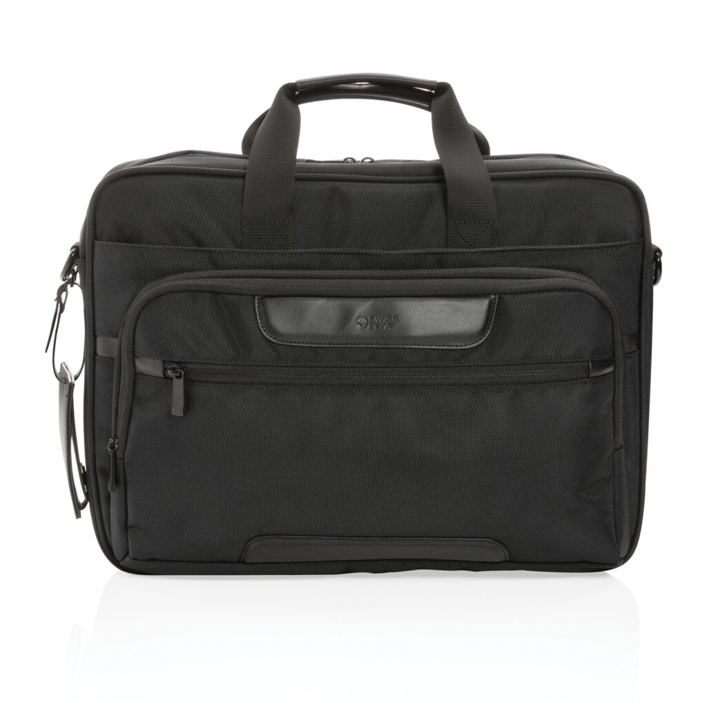 Сумка для ноутбука Swiss Peak Voyager из RPET AWARE™, 15,6″ — Сумки женские с логотипом