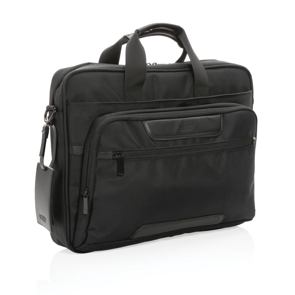 Сумка для ноутбука Swiss Peak Voyager из RPET AWARE™, 15,6″ — Сумки женские с логотипом