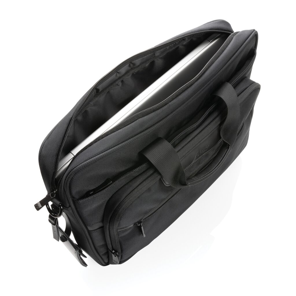 Сумка для ноутбука Swiss Peak Voyager из RPET AWARE™, 15,6″ — Сумки женские с логотипом