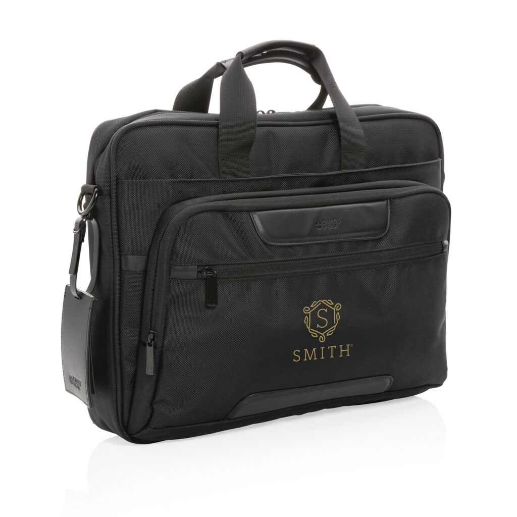 Сумка для ноутбука Swiss Peak Voyager из RPET AWARE™, 15,6″ — Сумки женские с логотипом