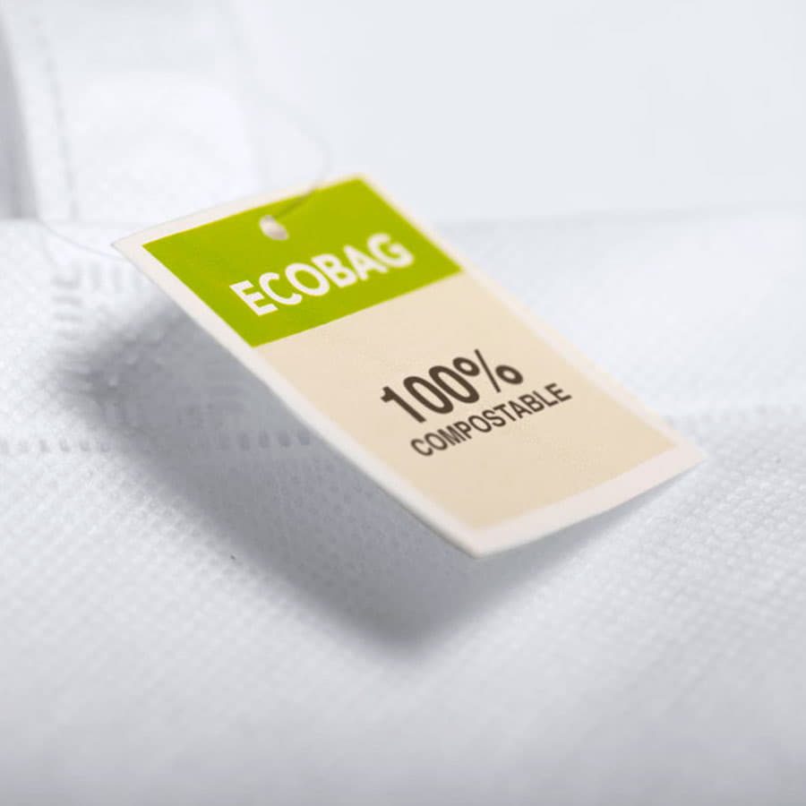 Сумка для покупок MOLTUX, белый, 40×36 см, 100% пластик PLA — Сумки женские с логотипом