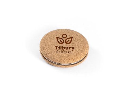 TILBURY. Двойное зеркало, натуральный — 8 марта с логотипом