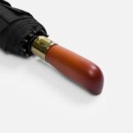 Зонт складной Cloudburst в подарочной упаковке, черный — 8 марта с логотипом