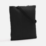 Холщовая сумка Neat 140, черная — Сумки женские с логотипом