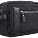 Несессер мужской BUGATTI Nero, чёрный, нейлон 1680D/кожа, 24х7,5х16 см — Сумки женские с логотипом