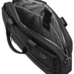 Портфель мужской BUGATTI Nero 15», чёрный, нейлон 1680D/кожа, 42х10х30 см — Сумки женские с логотипом