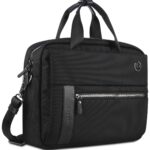 Портфель мужской BUGATTI Nero 15», чёрный, нейлон 1680D/кожа, 42х10х30 см — Сумки женские с логотипом