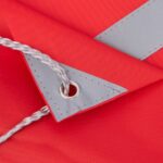 Рюкзак мешок RAY со светоотражающей полосой (красный) — Сумки женские с логотипом