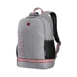 Рюкзак WENGER Collegiate Quadma 16”, серый, 100% полиэстер, 33х17х43 см, 22 л — Сумки женские с логотипом