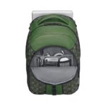 Рюкзак WENGER Sun 16», зеленый со светоотражающим принтом, полиэстер, 35x27x47 см, 27 л — Сумки женские с логотипом