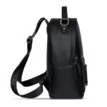 Рюкзак женский BUGATTI Ella, черный, полиуретан, 24х11,5х28 см — Сумки женские с логотипом