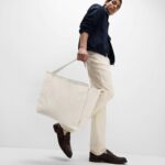 Шоппер-оверсайз «Grossbag» из переработанного хлопка, 340 г/м2 — Сумки женские с логотипом