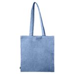 Сумка для покупок Caravan Recycled Melange 140 г/м², синяя — Сумки женские с логотипом