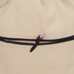 Рюкзак-мешок «Lark» из хлопка 180 г/м2 с цветной молнией — Сумки женские с логотипом